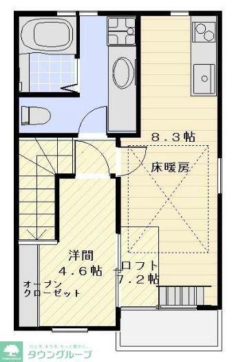 ゆいまーる(1SLDK/2階)の間取り写真