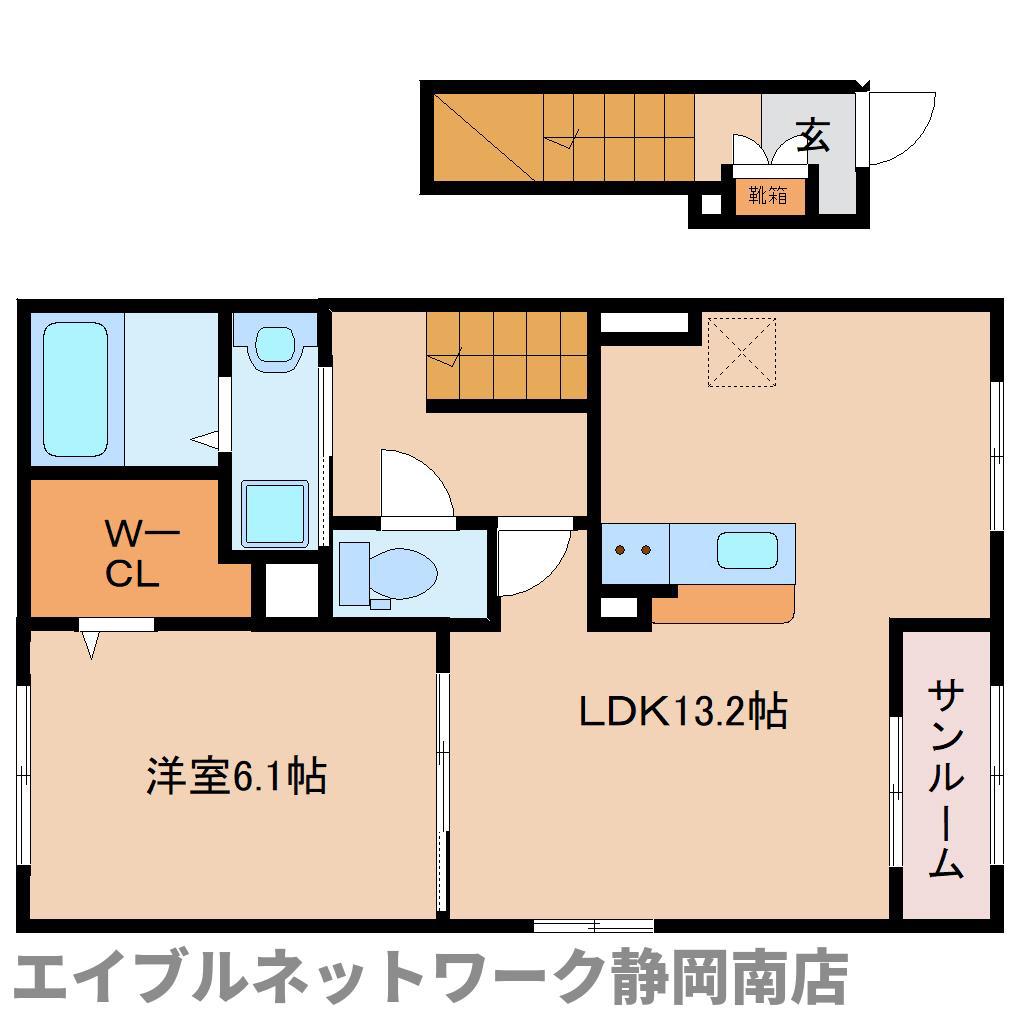シティーロードコイシガワ(1LDK/2階)の間取り写真