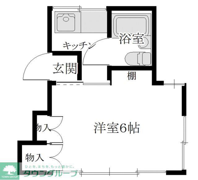 M&M万町(1K/2階)の間取り写真