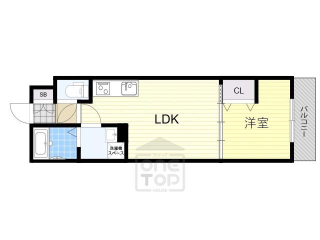 フォレ下穂積2丁目(1LDK/1階)の間取り写真
