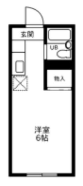 セントラルコーポ N館(ワンルーム/1階)の間取り写真