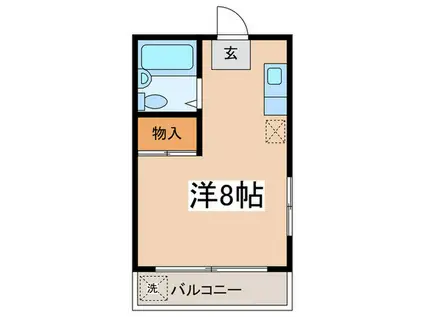 イグチマンション(ワンルーム/3階)の間取り写真