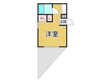 ダイド-メゾン塚口Ⅵ(ワンルーム/1階)の間取り写真