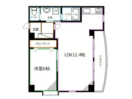 ストリートライフ吉祥寺(1LDK/3階)の間取り写真