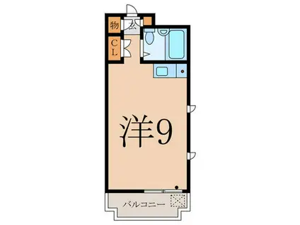 メゾン柳沢(ワンルーム/3階)の間取り写真