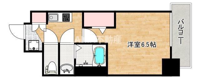 フォーリアライズ天王寺セラス(1K/9階)の間取り写真