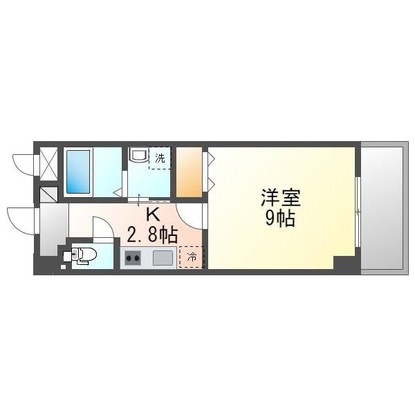 アルカディア21(3LDK/2階)の間取り写真