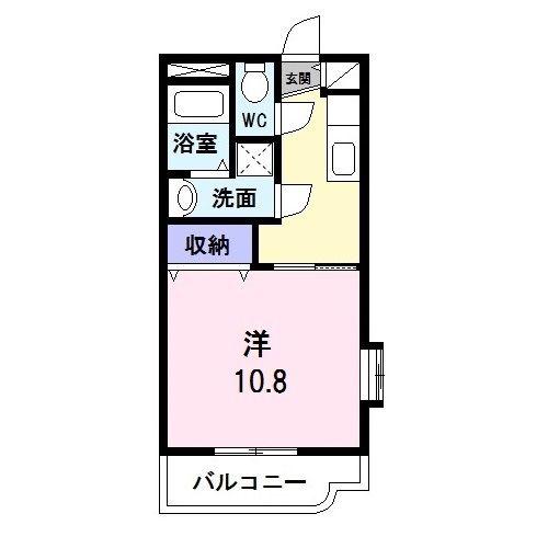 サン・アージュ(1K/3階)の間取り写真
