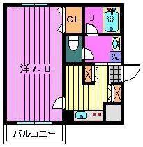 ブレインリズィエール(1K/3階)の間取り写真