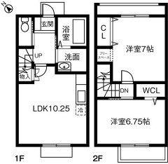 FELICE(2LDK/1階)の間取り写真