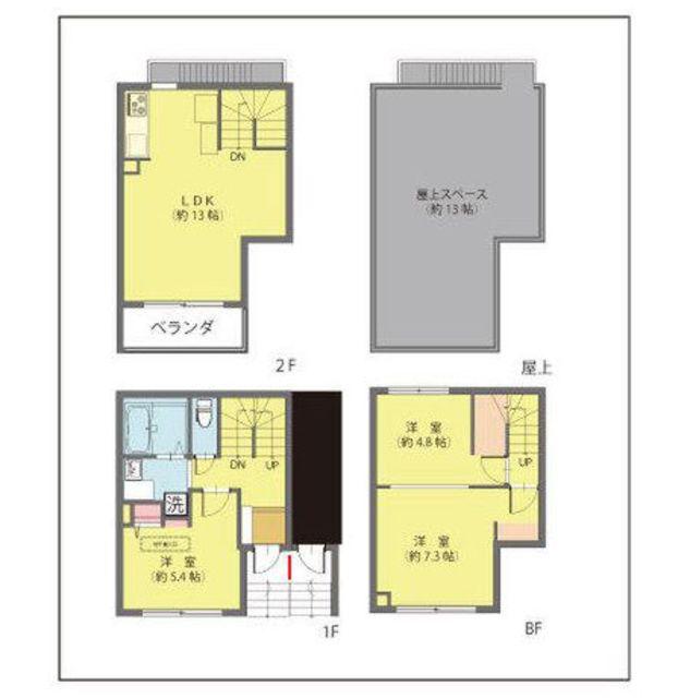 SORA NOTE(3LDK/B1階)の間取り写真