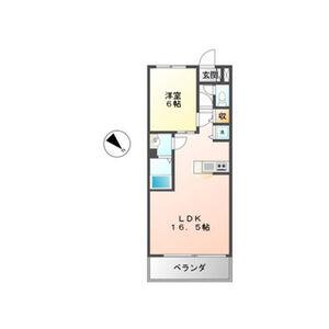ニッセイディーセント金山(1LDK/9階)の間取り写真