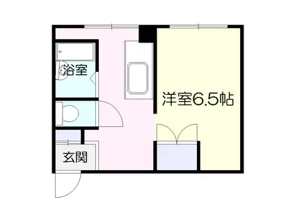 ハイツユニバーシティ(ワンルーム/3階)の間取り写真