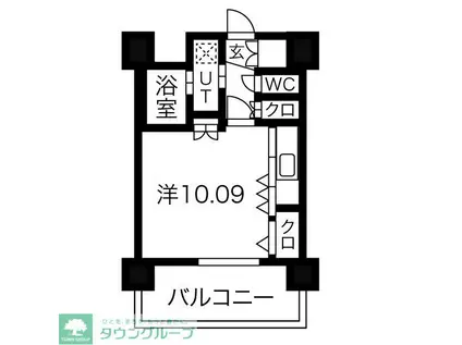 INSPIRATION(1K/12階)の間取り写真