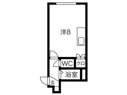 10BOX本郷(ワンルーム/2階)の間取り写真