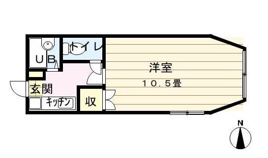 トレンテ開成(1K/1階)の間取り写真