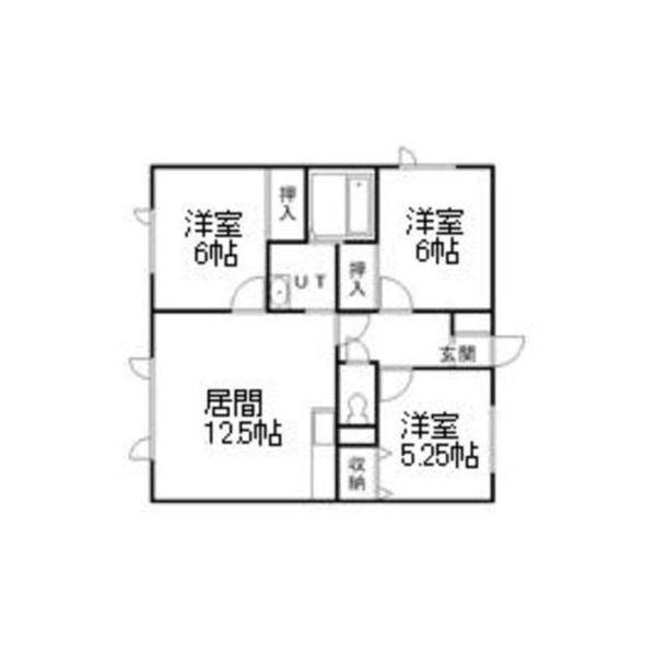 C.H.トヨオカ1.6(3LDK/2階)の間取り写真