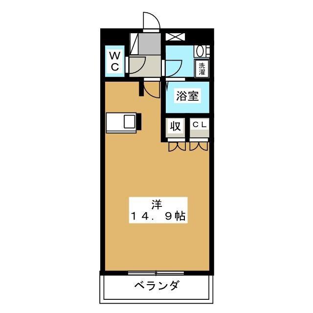 GREEN TOWN(ワンルーム/2階)の間取り写真