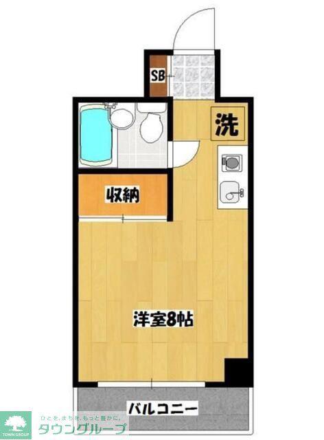 シーダーズフォレスト(1K/3階)の間取り写真