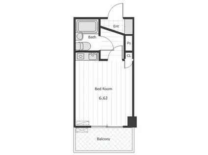 ライオンズマンション成増第5(ワンルーム/1階)の間取り写真