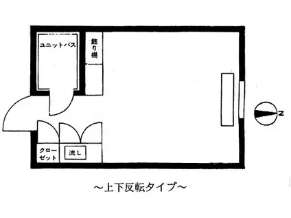 シャンボール札幌(ワンルーム/11階)の間取り写真