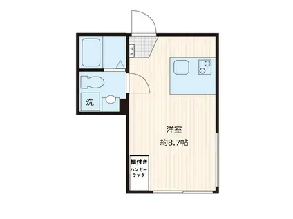 TRIAS731(ワンルーム/4階)の間取り写真