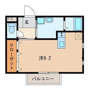 イデアーレ山久保(ワンルーム/1階)の間取り写真
