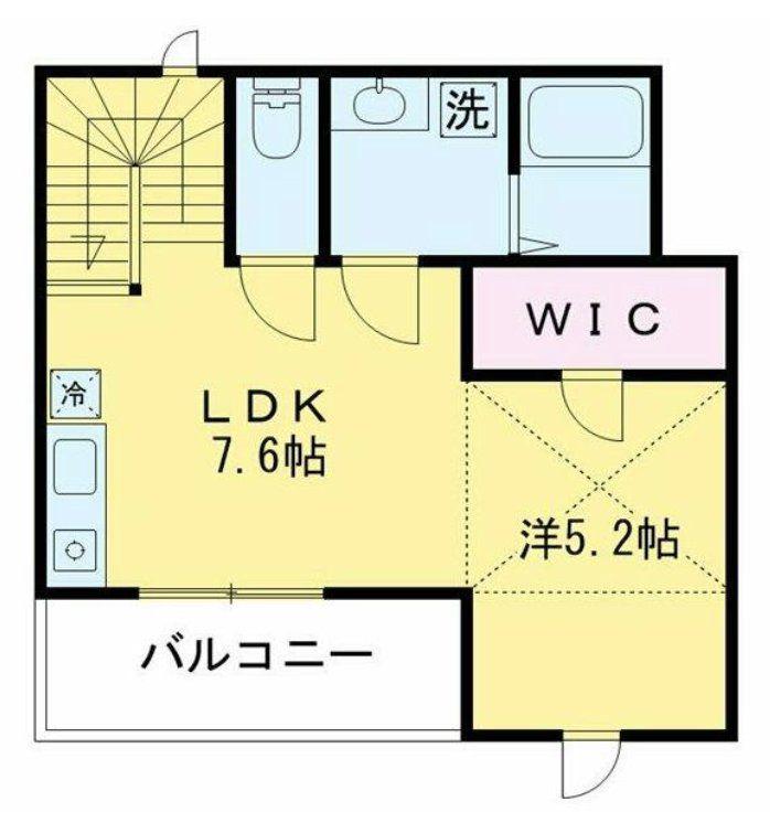 ブランエール中目黒(1LDK/3階)の間取り写真