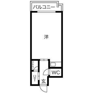 S-CREA御堂筋本町(1K/8階)の間取り写真