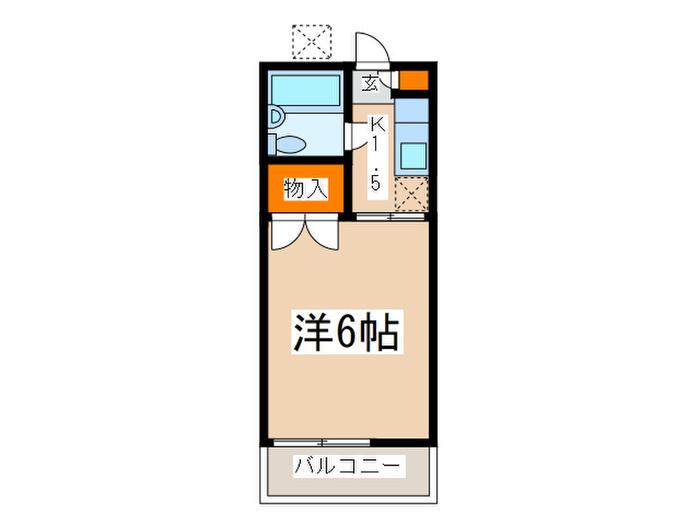 コーポ吉村(1K/2階)の間取り写真