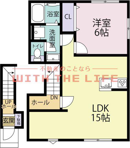 K-IDEALTOSUII(1LDK/2階)の間取り写真