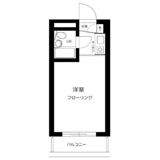 ベルサイユ池上(1K/5階)の間取り写真