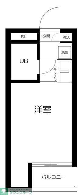 トップ石神井公園(1K/3階)の間取り写真
