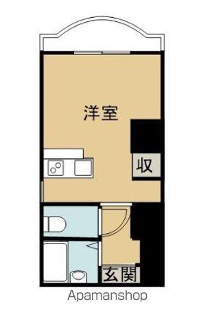 コーポレジェンド(ワンルーム/3階)の間取り写真