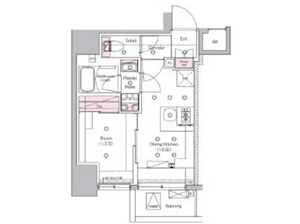 シーフォルム板橋3(1DK/5階)の間取り写真