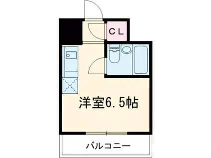 パークス熊谷(ワンルーム/5階)の間取り写真