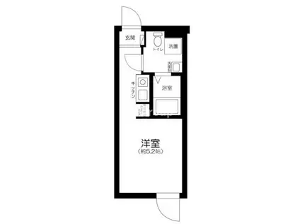 KMS COYO西日暮里(ワンルーム/2階)の間取り写真