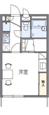 レオパレスワイドフォレスト(1K/2階)の間取り写真