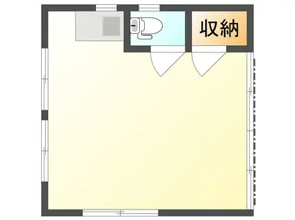 コーポNK(ワンルーム/1階)の間取り写真