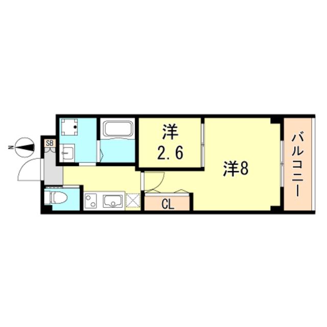 V-ルネサンス大塚町(1LDK/1階)の間取り写真