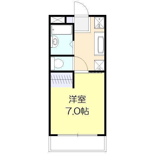 LUCE (1K/3階)の間取り写真