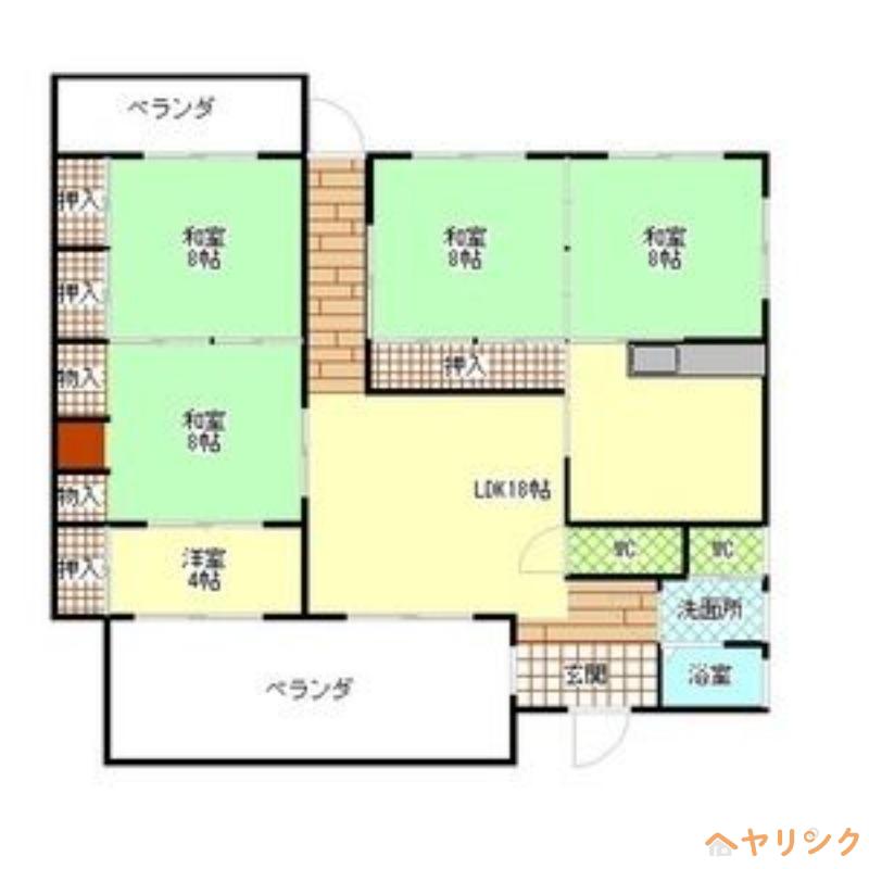 ダイソー5号館(5LDK/3階)の間取り写真