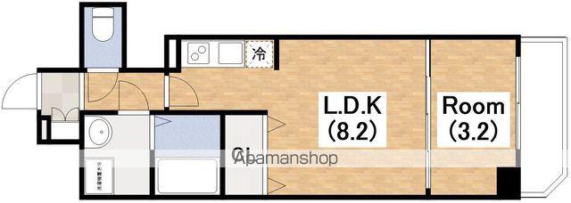 ヴォルテール長居(1LDK/2階)の間取り写真