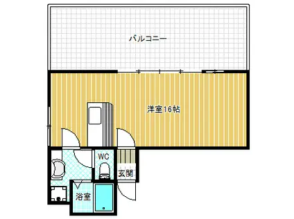 春日第一ビル(ワンルーム/4階)の間取り写真