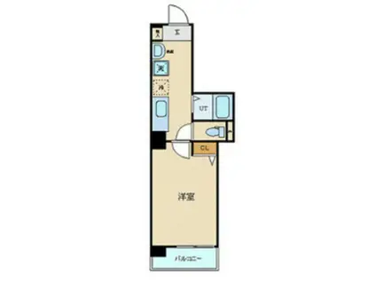 プレール・ドゥーク日暮里(1K/4階)の間取り写真