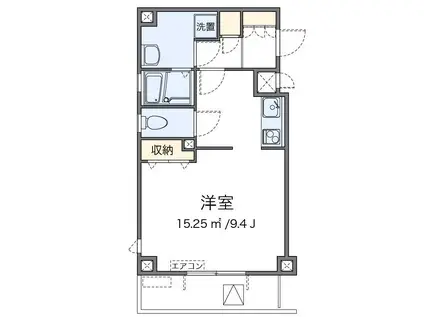 レオパレスK・ROYAL(1K/3階)の間取り写真
