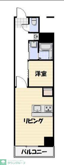 総建みどりハイム(1LDK/2階)の間取り写真