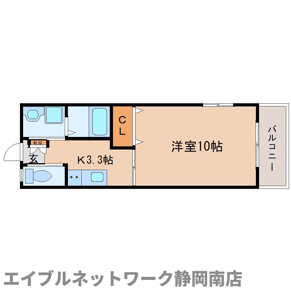 レジデント アン(1K/2階)の間取り写真