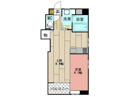 LUMINOUS AI清水(1LDK/5階)の間取り写真