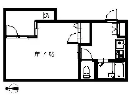 高円寺ハウス(1K/2階)の間取り写真